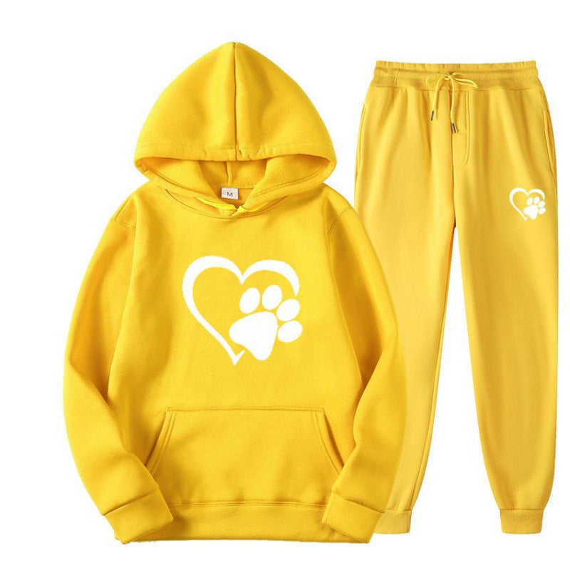 Ensemble de Sweat à Capuche et Pantalon de Jogging Douillet pour Femmes Echoarchiv
