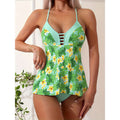 Tankini pour femmes avec coupe florale et bretelles réglables R&B