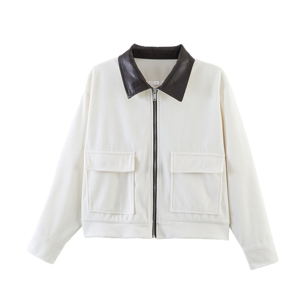 Veste Femme Tendance avec deux poches plaquées