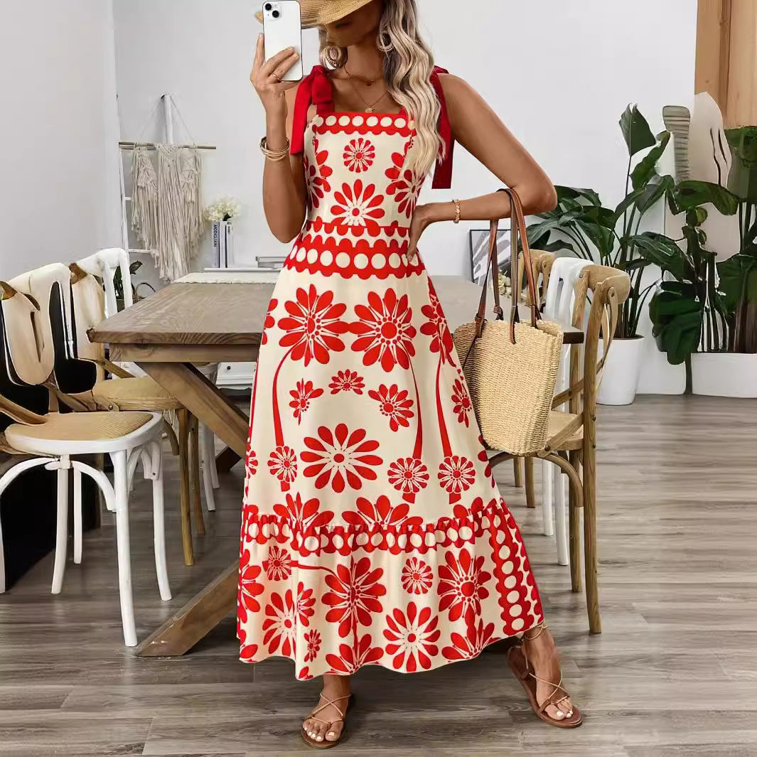 Robe Maxi Imprimé Floral Femme R&B