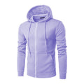 Sweat à capuche zippé pour hommes, légèrement cintré, avec coutures plates et poche kangourou Echo Archiv