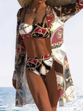 Ensemble de bikini pour femmes avec haut bandeau élégant et culotte taille haute confortable R&B