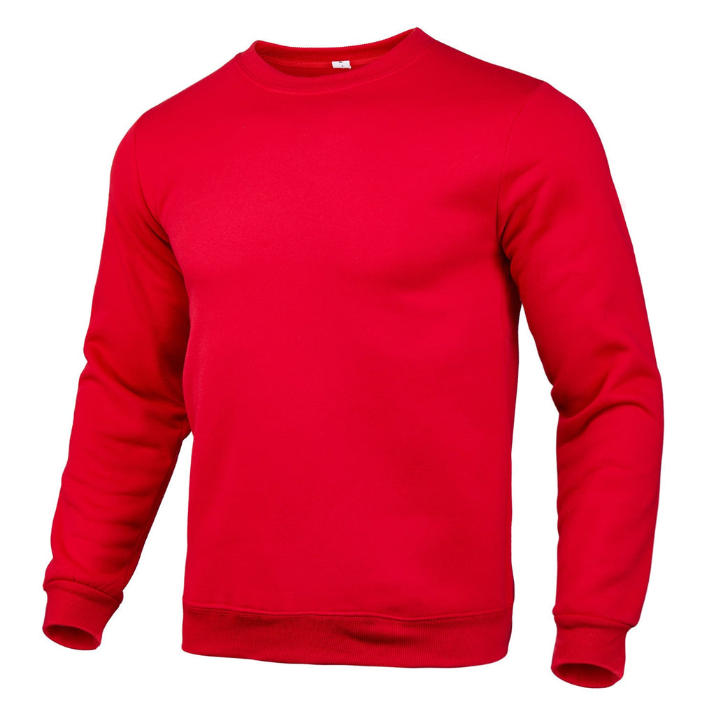 Sweat-shirt classique à col rond pour hommes avec intérieur en polaire douce, ourlet côtelé et coutures renforcées Echo Archiv