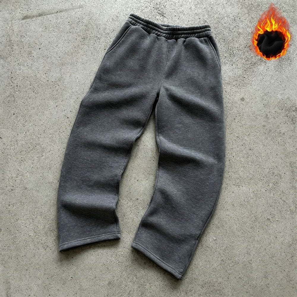 Pantalons de survêtement unisexes en molleton avec ceinture de confort élastique, jambe droite et poches latérales Echo Archiv