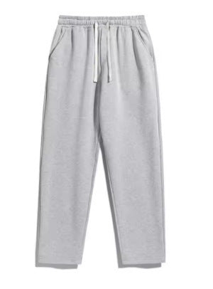 Pantalon de jogging unisexe décontracté à jambe droite avec taille élastique confortable, cordon de serrage contrastant et poches latérales Echo Archiv