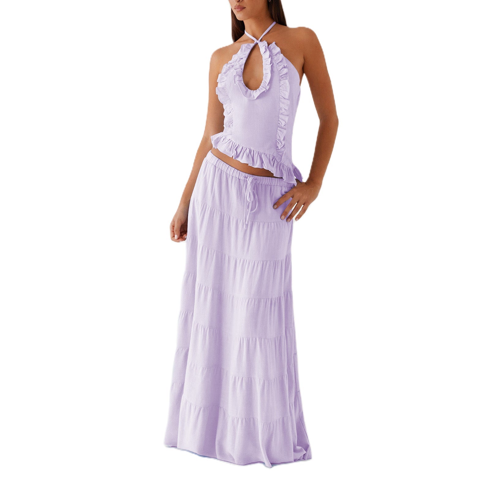 Robe chemise pour femmes avec détails floraux Heidi-Mode