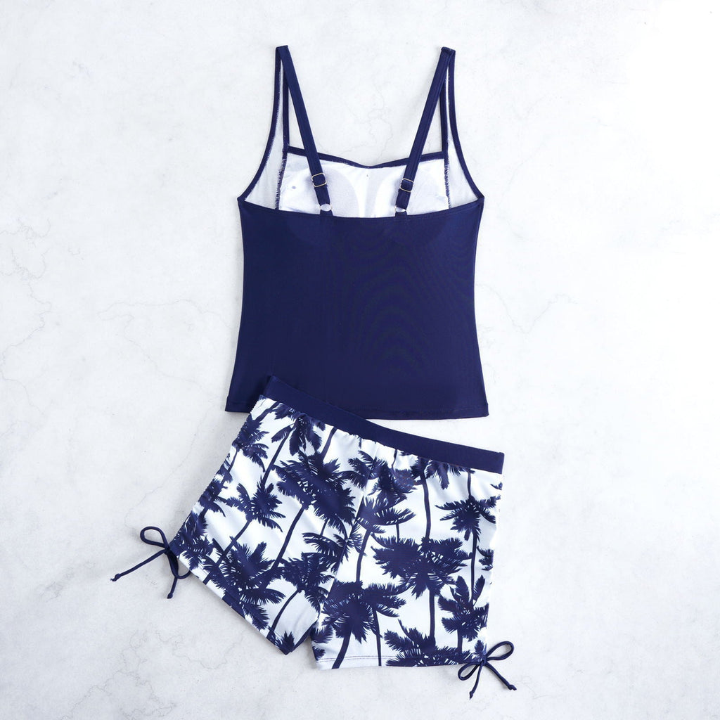 Tankini pour dames avec design floral et bretelles réglables Echo Archiv