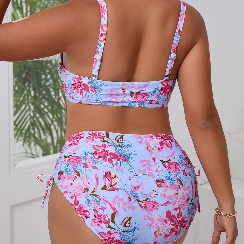 Ensemble de bikini taille haute pour femmes avec un design noué raffiné Echo Archiv