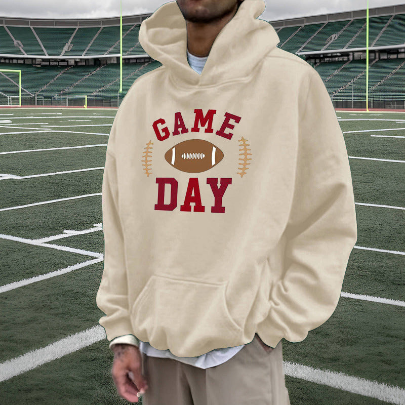 Pull à capuche sportif pour femmes avec motif football Echoarchiv