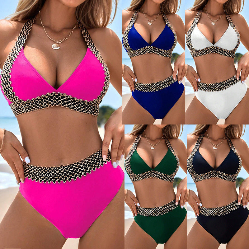 Bikini triangle femme avec accents tendance R&B