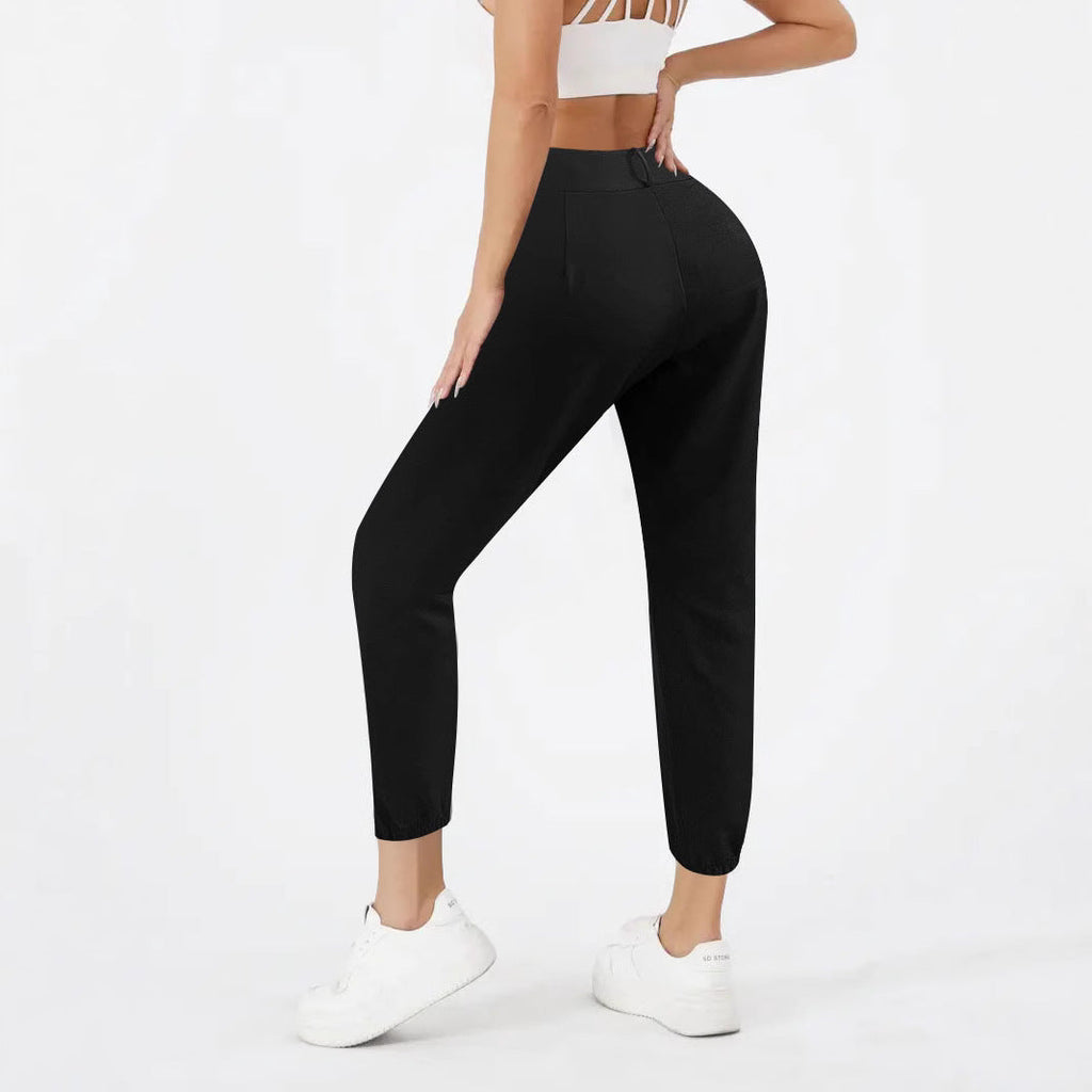 Pantalon chino taille haute pour femmes avec ourlet étroit Echoarchiv