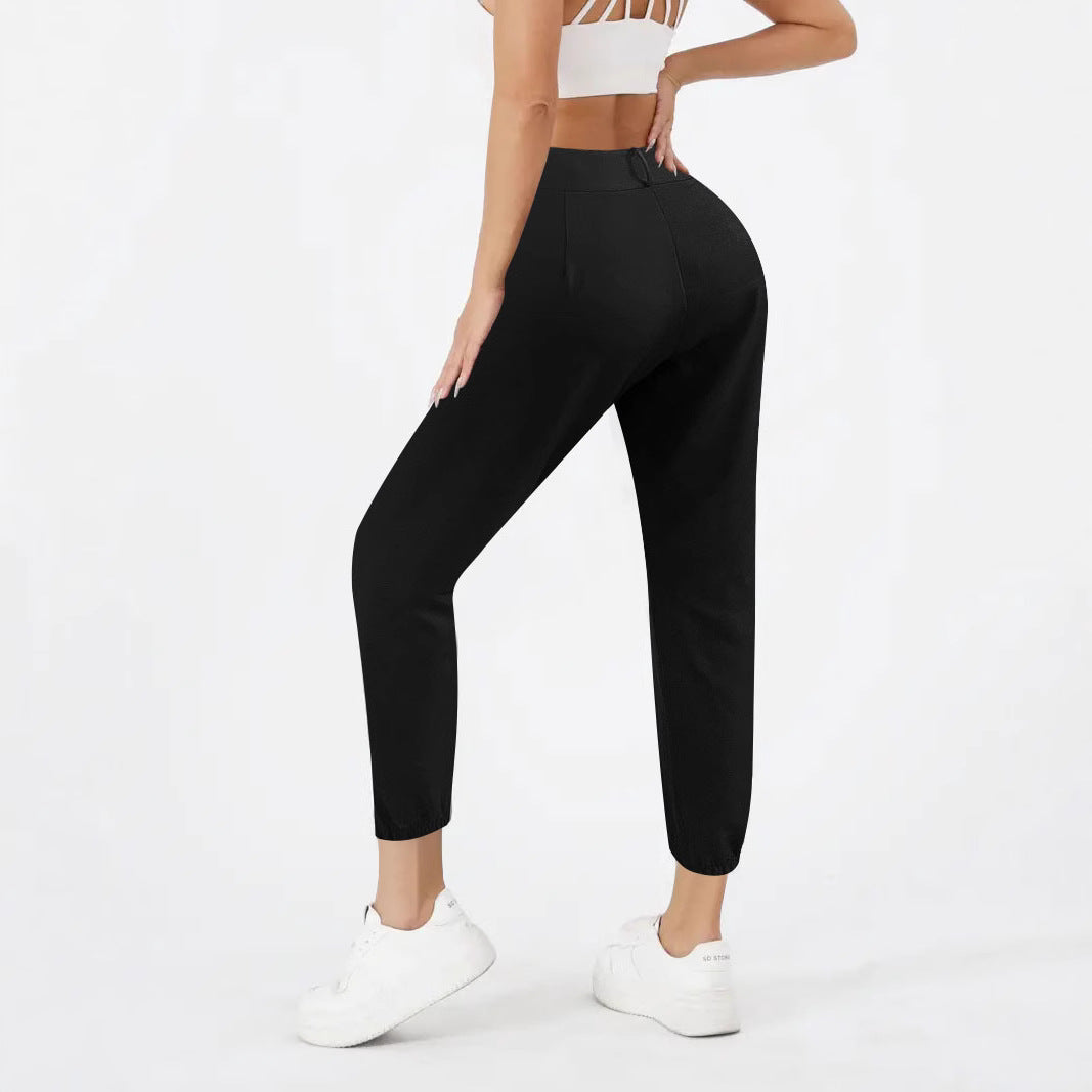 Pantalon chino taille haute pour femmes avec ourlet étroit Echoarchiv