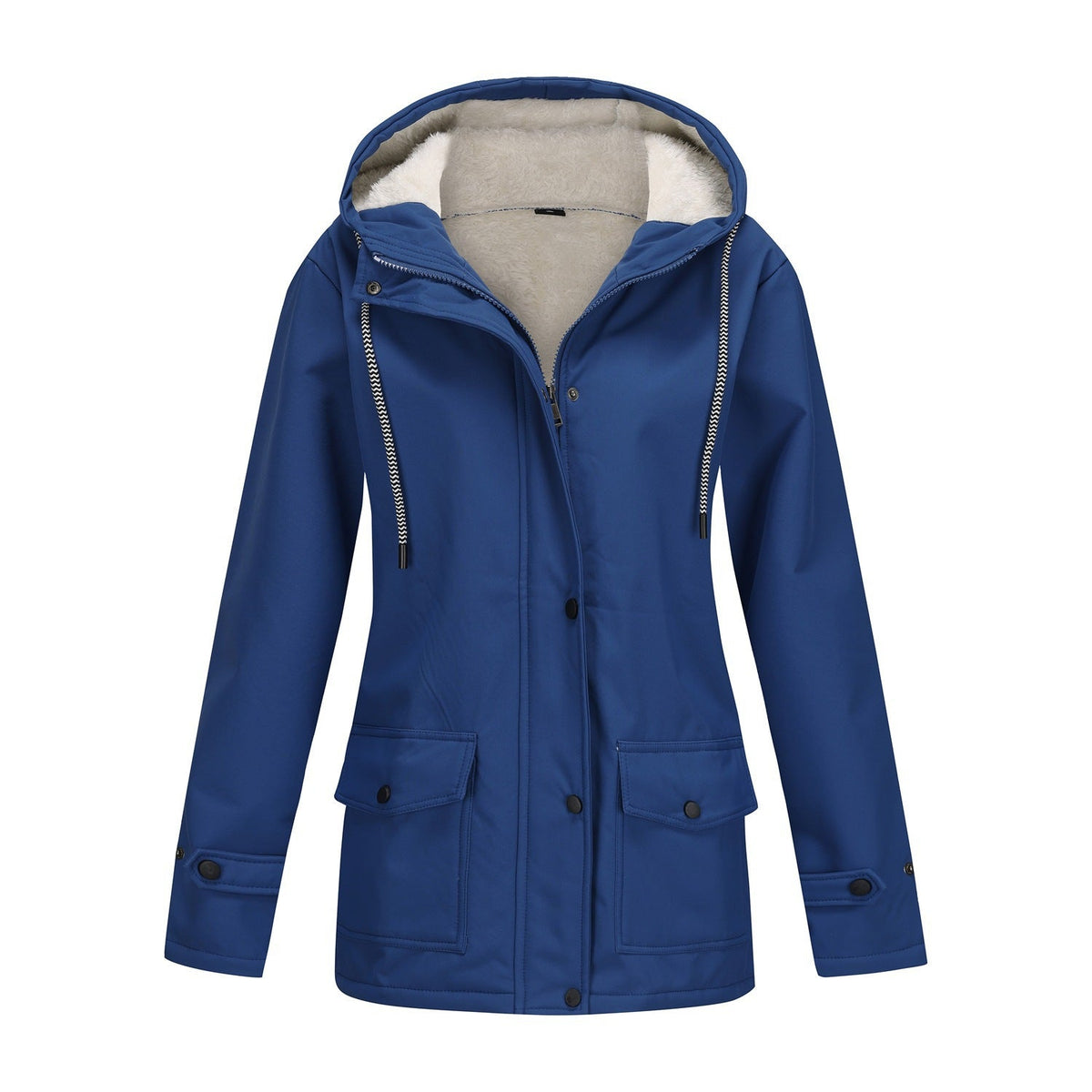 Veste d'extérieur à la mode pour femmes avec doublure en polaire