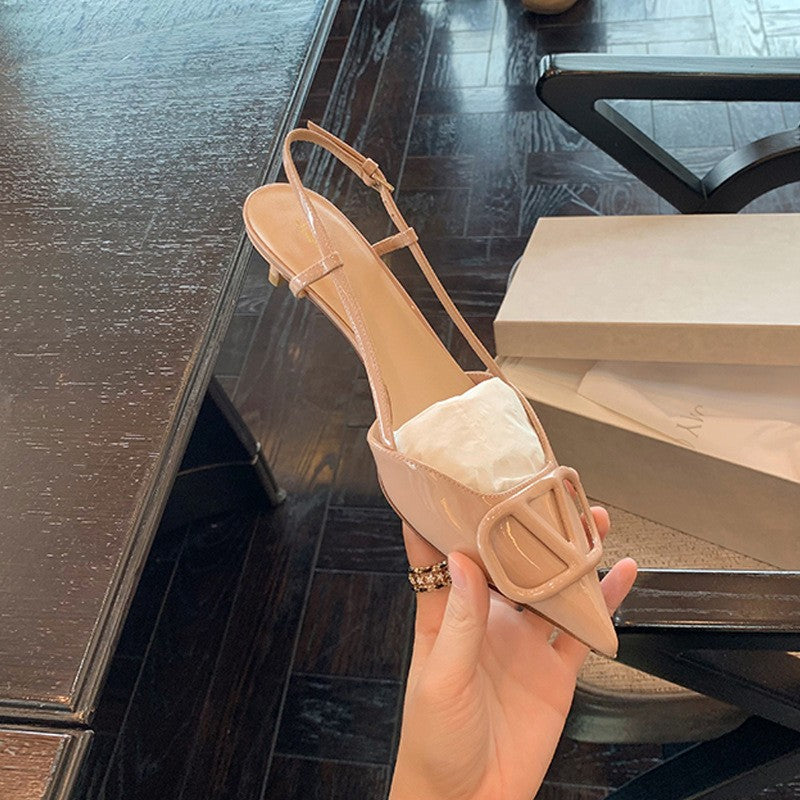 Pompes à talons élégantes pour femmes avec un fin talon R&B