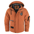 Veste de terrain pour hommes, coupe-vent, doublée, avec capuche et poches zippées multifonctionnelles Echo Archiv