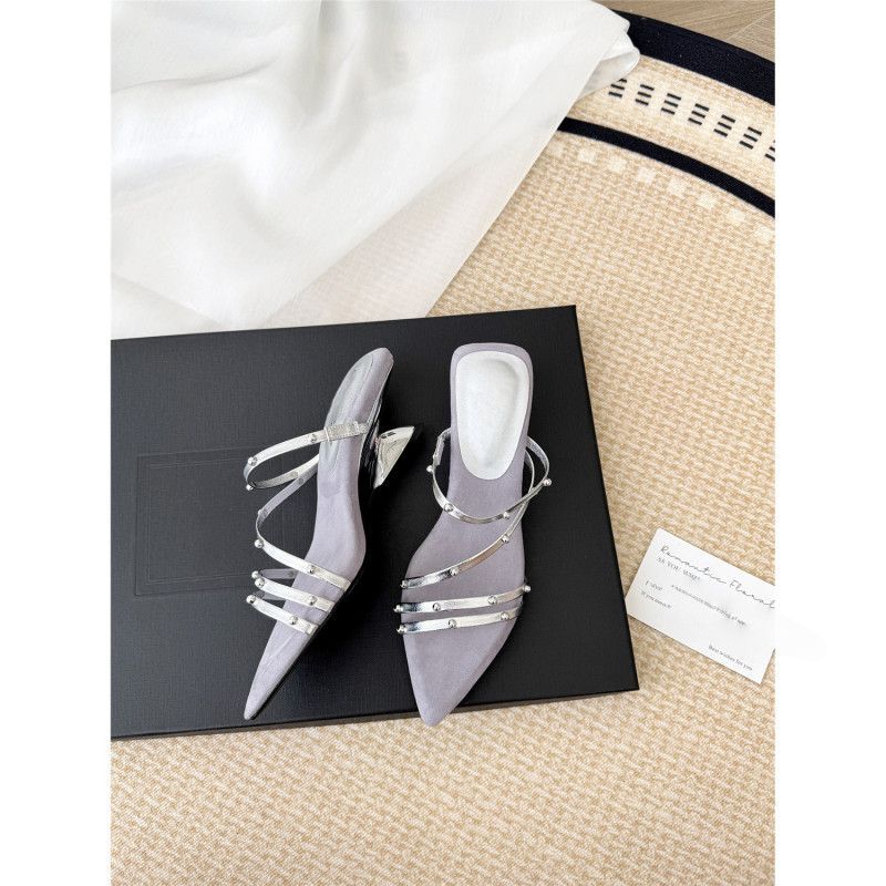 Sandales élégantes à brides décoratives pour femmes R&B