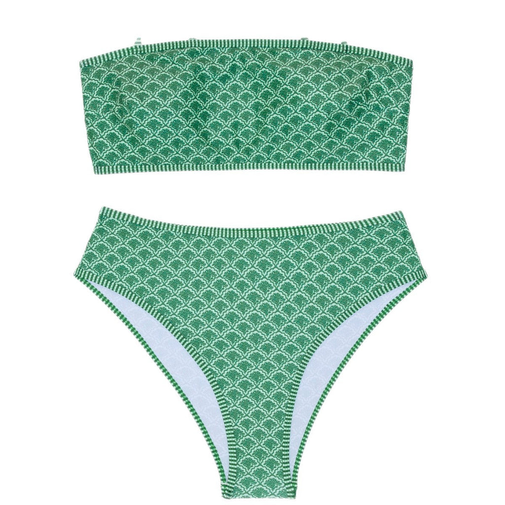 Ensemble de bikini taille haute pour femmes avec haut simple et taille élastique Echo Archiv
