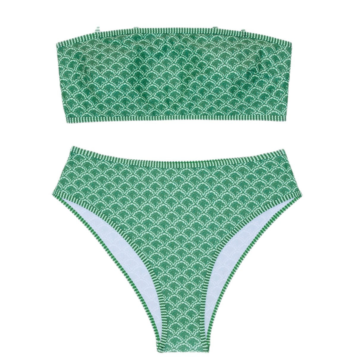 Ensemble de bikini taille haute pour femmes avec haut simple et taille élastique Echo Archiv