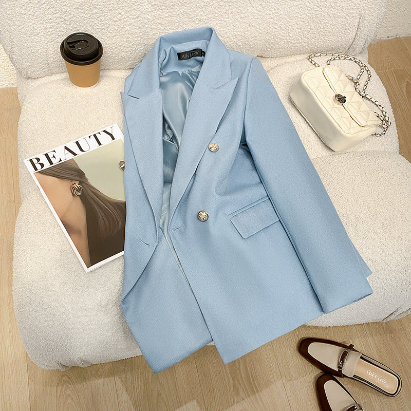 Élégant blazer à double boutonnage pour femme