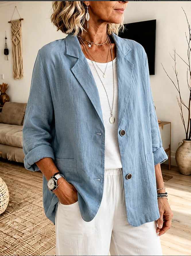 Veste en lin légère et élégante pour femmes