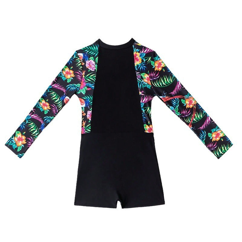 Maillot de bain à manches longues pour femmes R&B