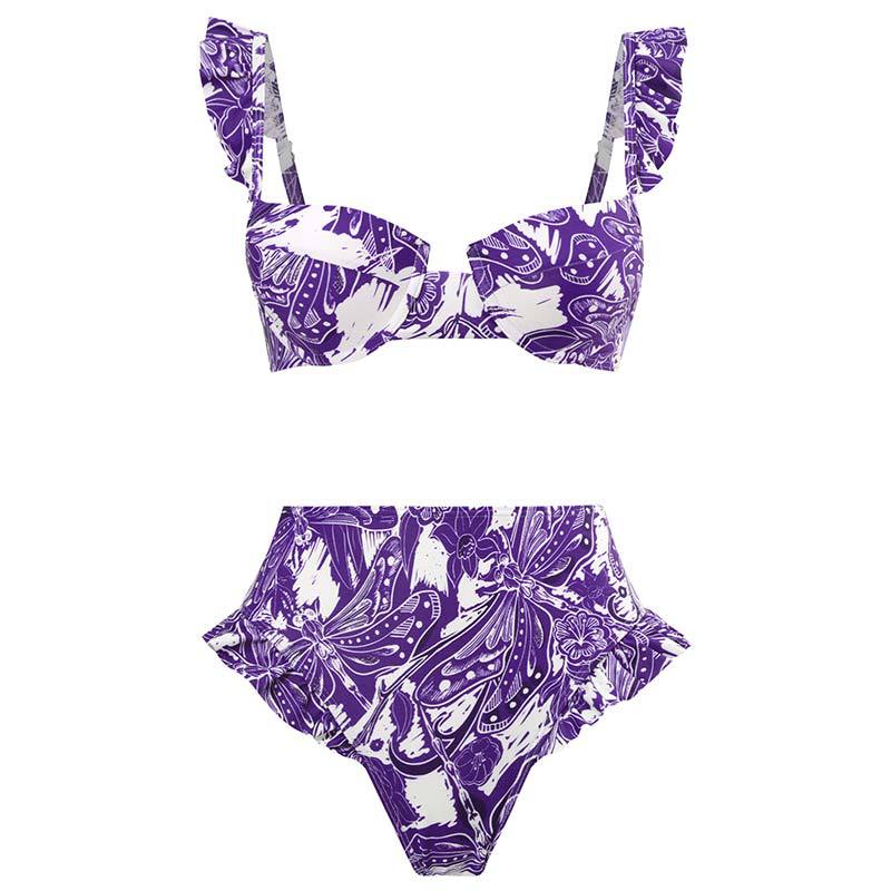 Jupe maxi femme avec motif floral et taille élastique Drune