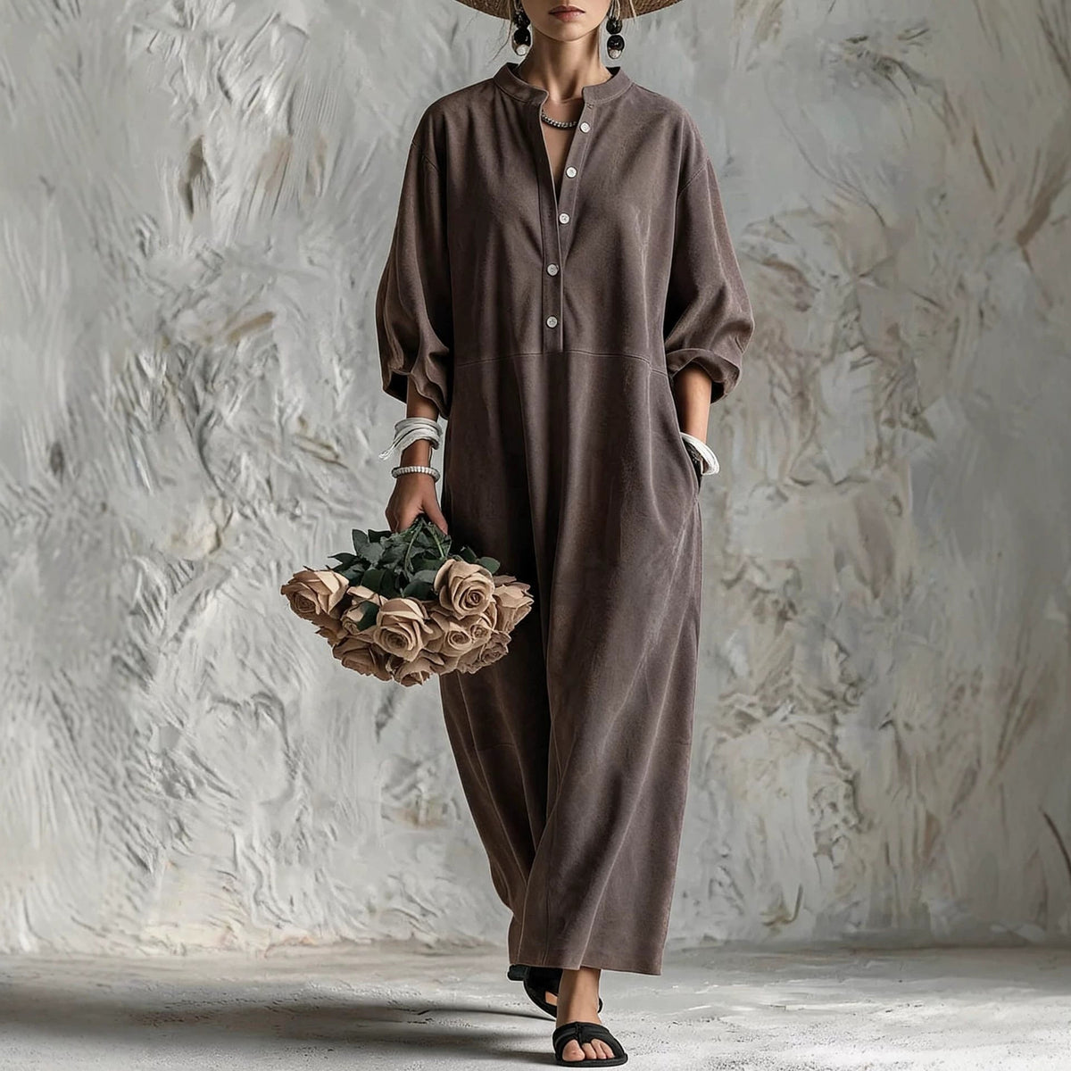 Robe Maxi Décontractée Femme