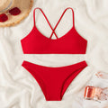 Bikini Sportif Femme avec Bretelles Croisées R&B
