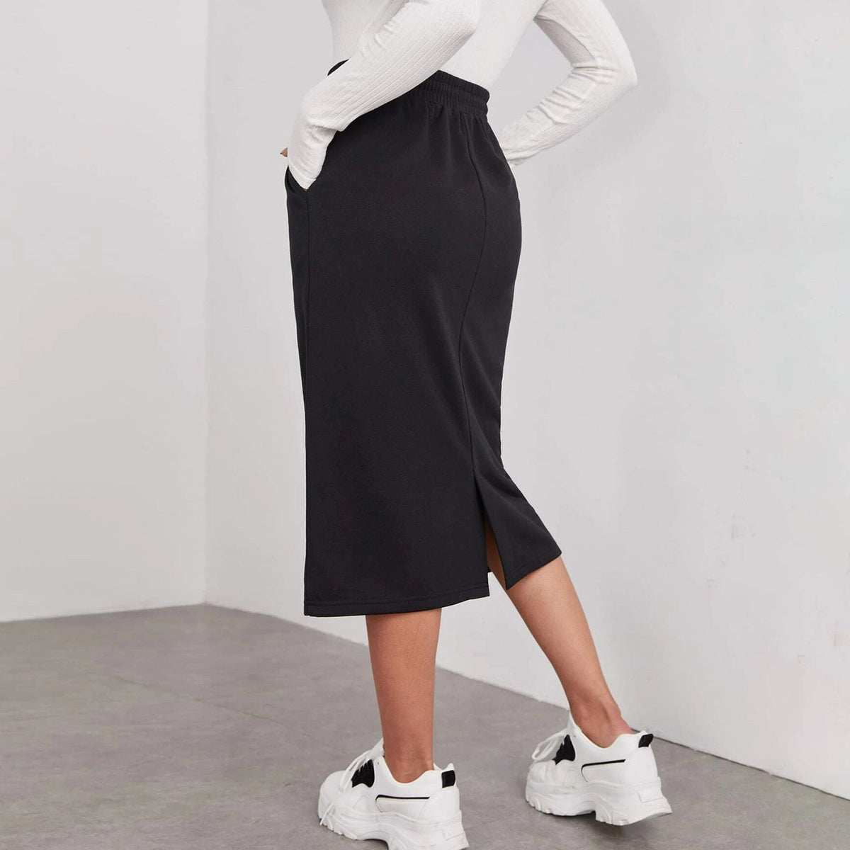 Robe Midi Décontractée Femme
