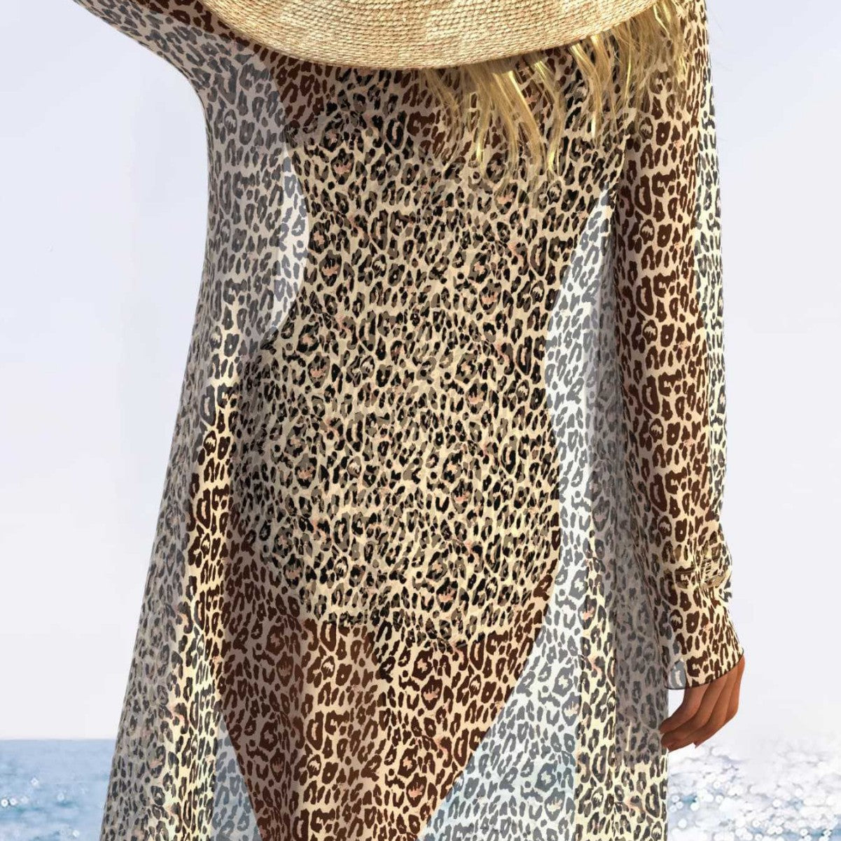 Ensemble de maillot de bain pour femmes avec motif floral et couverture de plage estivale R&B