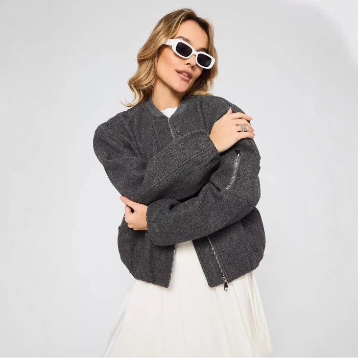 Veste Boucle Tendance Femme