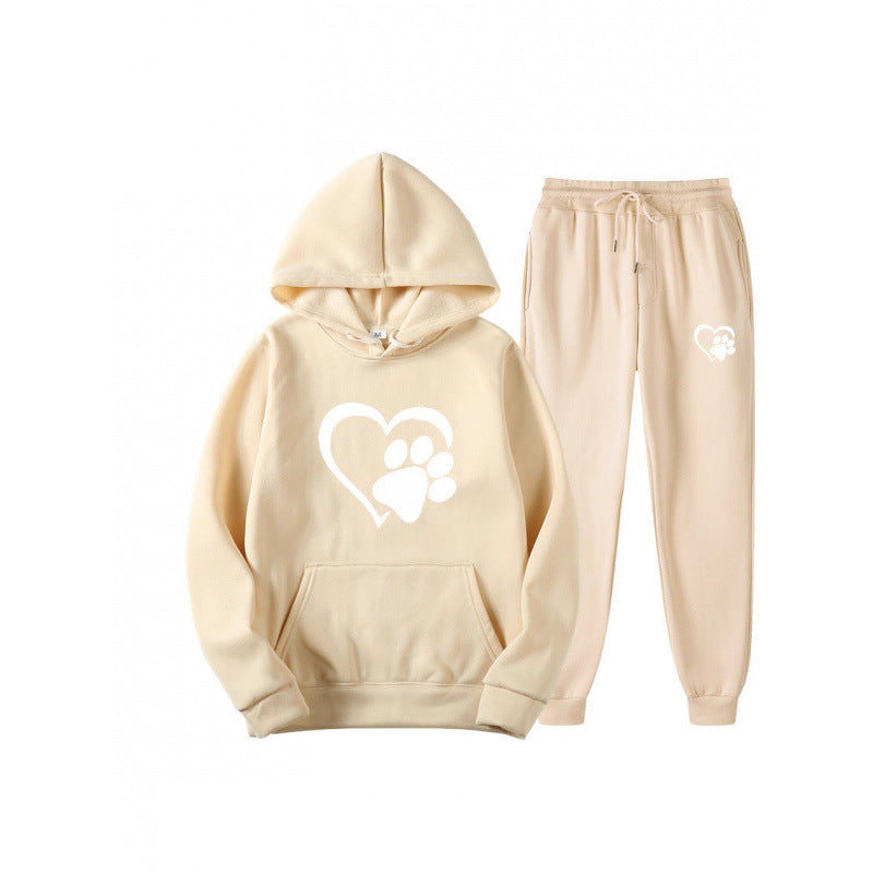 Ensemble de Sweat à Capuche et Pantalon de Jogging Douillet pour Femmes Echoarchiv
