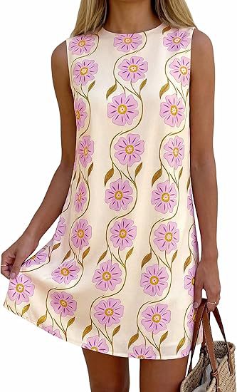 Robe d'été pour femmes au style vintage avec motif floral R&B