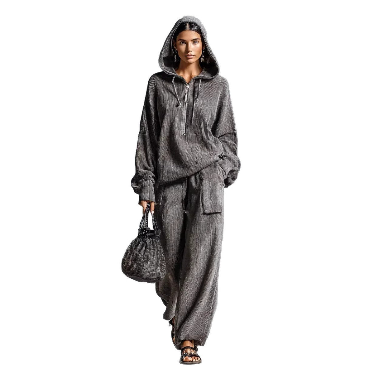 Ensemble de hoodie décontracté et confortable pour femmes