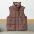 Gilet matelassé léger pour femmes avec col montant et application de cordon décoratif Echo Archiv