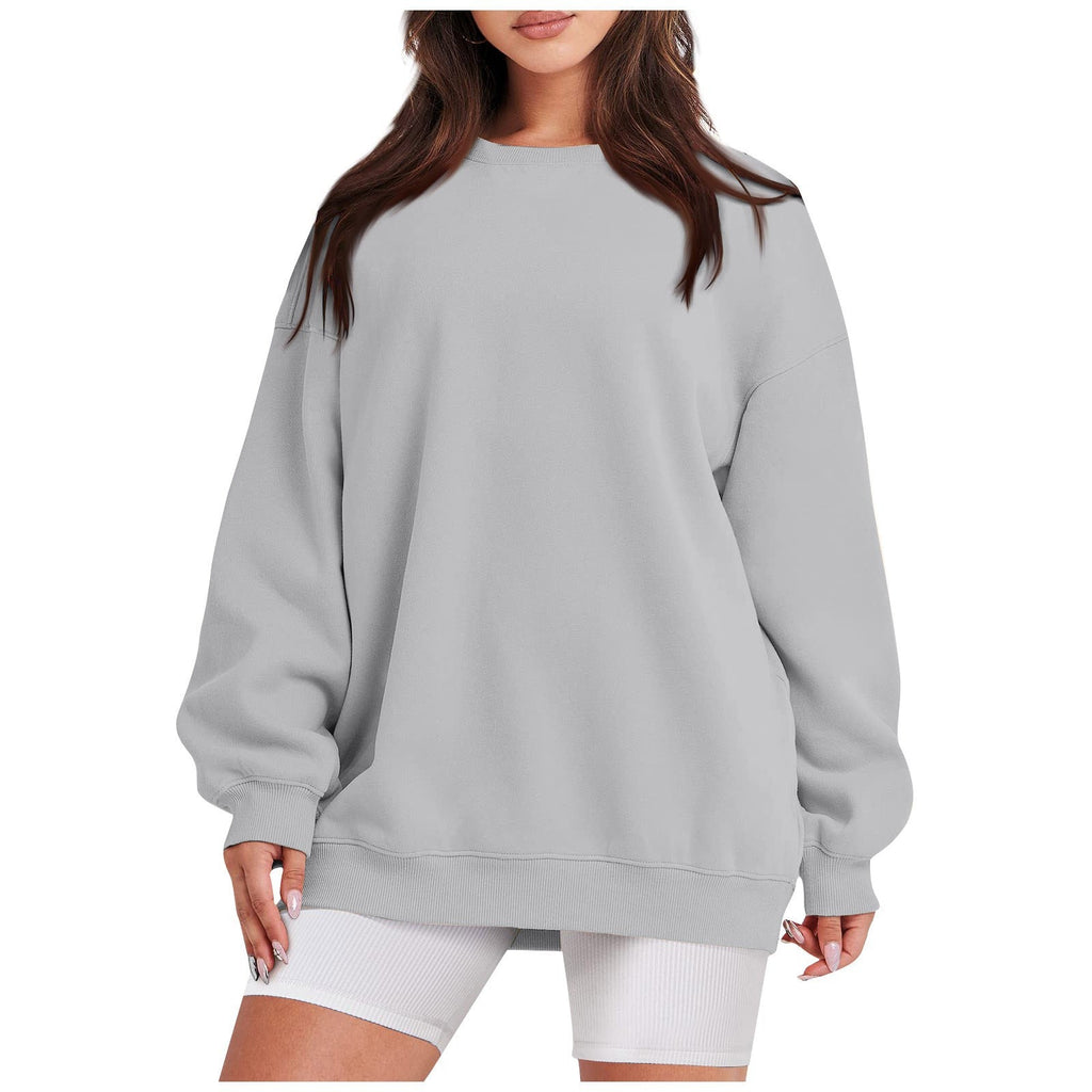 Sweatshirt longline pour femmes avec ourlet côtelé, manches raglan et intérieur gratté Echo Archiv
