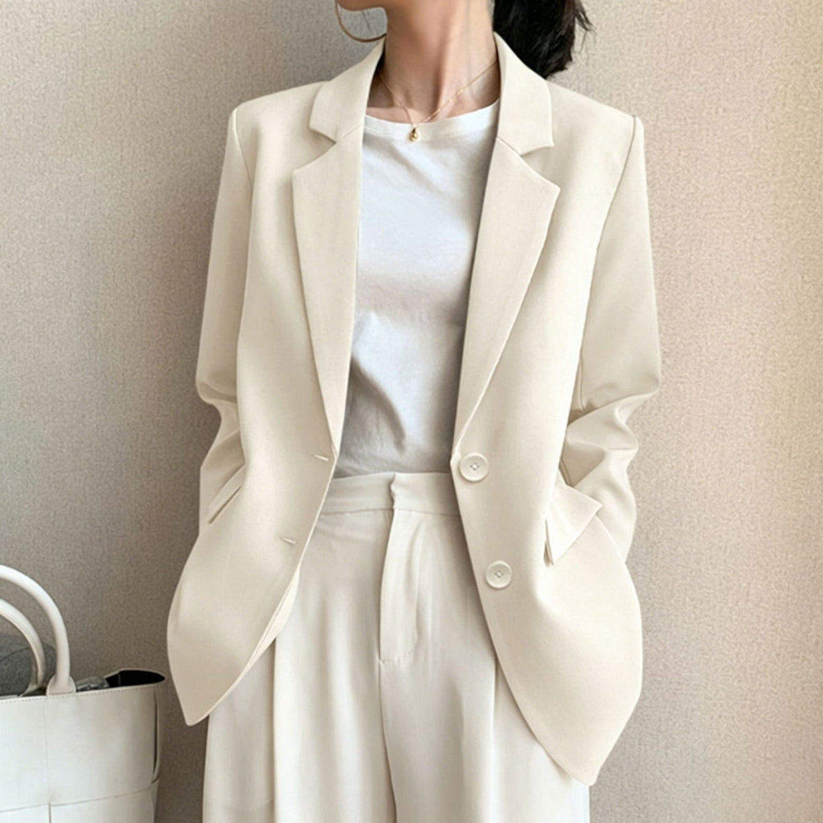 Blazer oversized élégant pour femmes avec des détails de haute qualité
