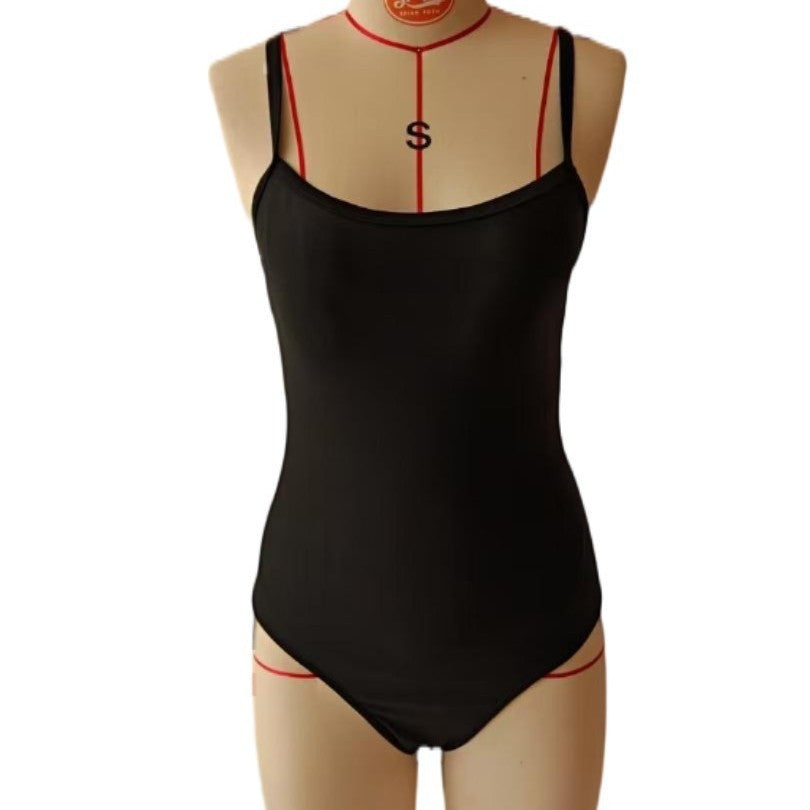 Maillot de bain une pièce sportif pour femmes avec bretelles élastiques et coupe sculptante Drune