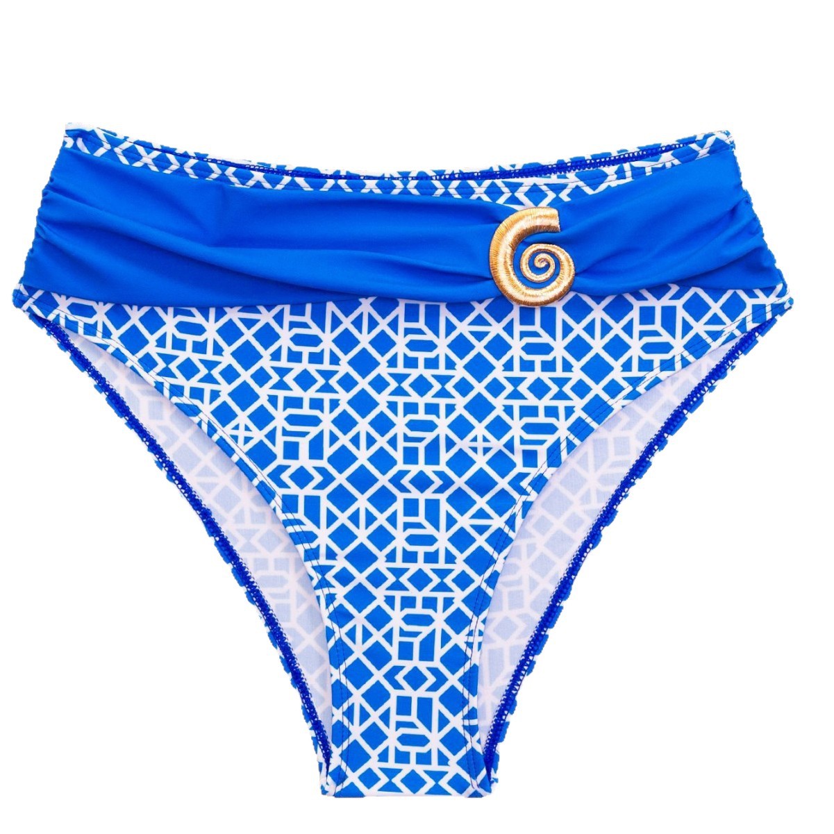 Bikini Femme Taille Haute avec Boucle Élégante Echo Archiv