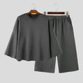 Ensemble Lounge Oversize Doux pour Femmes avec Manches Chauve-Souris Amples et Pantalon Élastique Echoarchiv