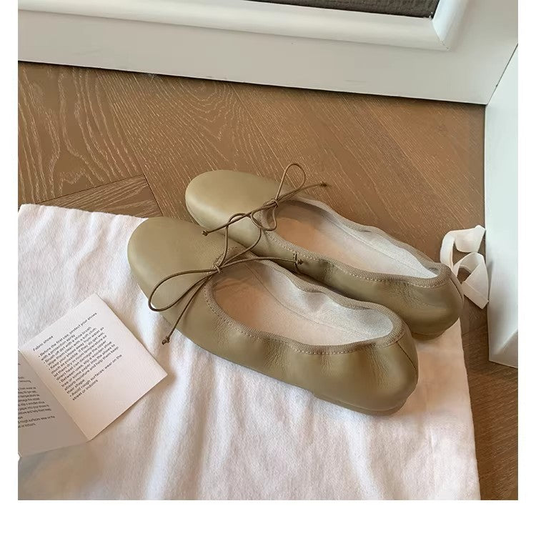 Ballerines pour femmes avec construction de sangle élastique et semelle intérieure confortable R&B