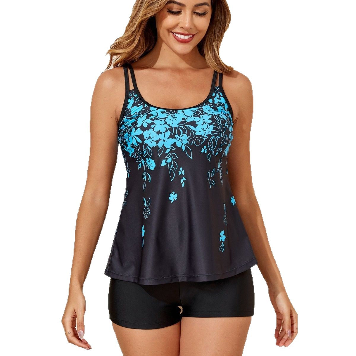 Tankini femme avec design floral et coupe sculptante Echo Archiv