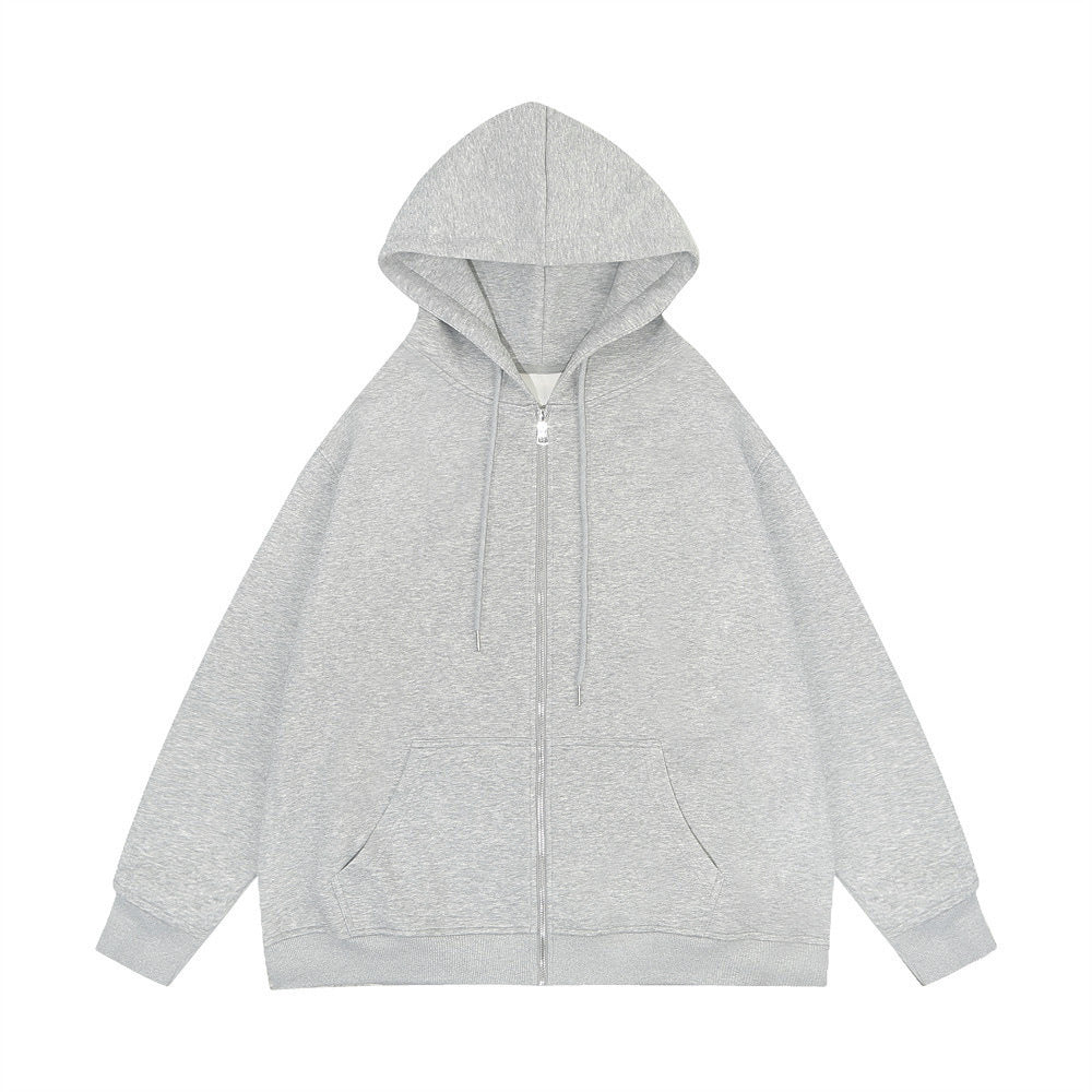 Veste à capuche unisexe décontractée avec fermeture éclair en métal robuste, capuche double épaisseur et poches kangourou profondes Echo Archiv