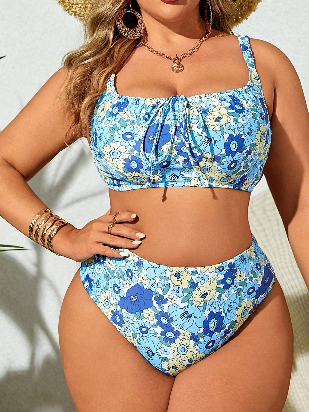 Bikini Fleurs Taille Haute Femme Echo Archiv