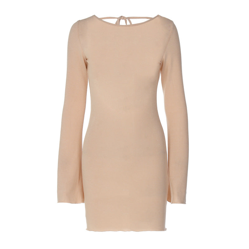 Robe mini à manches longues pour femmes avec coupe élégante Heidi-Mode