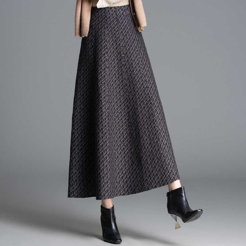Jupe maxi femme avec motif géométrique élégant Echo Archiv