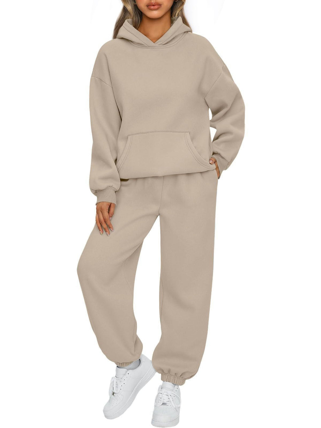 Ensemble de jogging lounge confortable pour femmes avec hoodie oversize et pantalon de jogging taille haute Echo Archiv