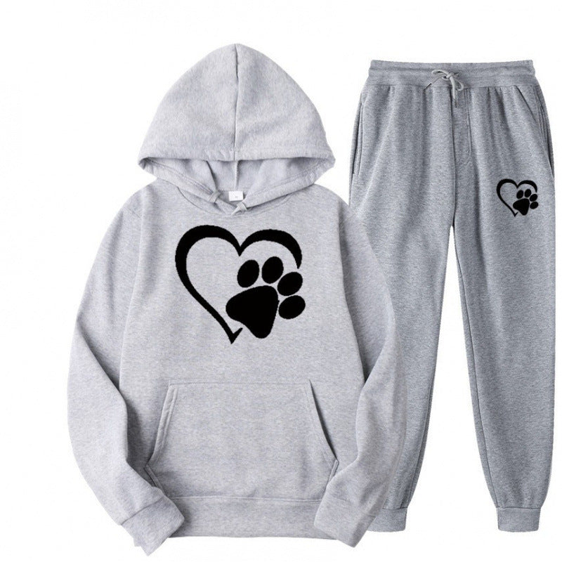 Ensemble de Sweat à Capuche et Pantalon de Jogging Douillet pour Femmes Echoarchiv