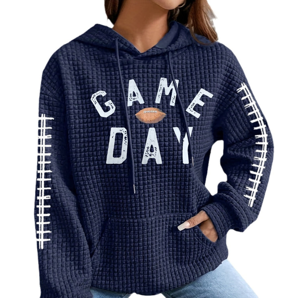 Sweat à capuche pour femmes avec design brodé