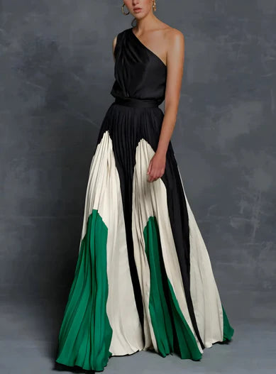 Celestina | Robe maxi asymétrique exceptionnelle pour les festivités